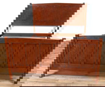 Modern Stickley Mission Oak Bed