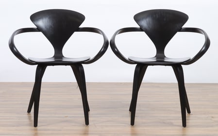 Pair of Norm Cherner for Plycraft - Pretzel Chairs