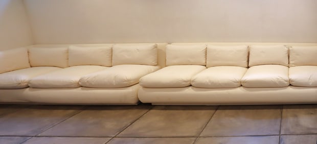 Modern Upholstered Two-Part Sectional Sofa