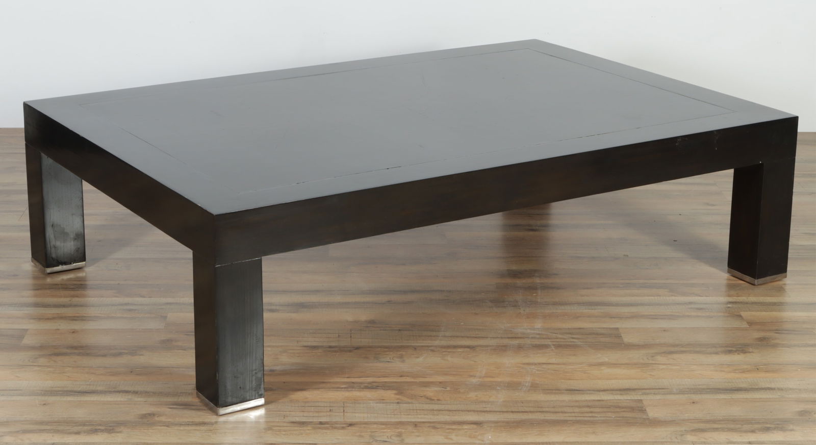 Ralph Lauren Style Walnut Stained Coffee Table (1 of 8)