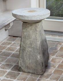 Cast Cement 'Mushroom' Side Table