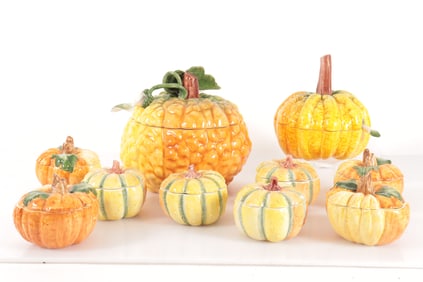 Neiman Marcus - Pumpkin Serving Bowls