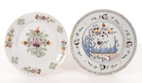 Dutch Delft Polychromed Planters, 18th C.