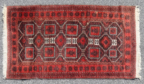 Baluch Wool Rug 3-5 x 6-2