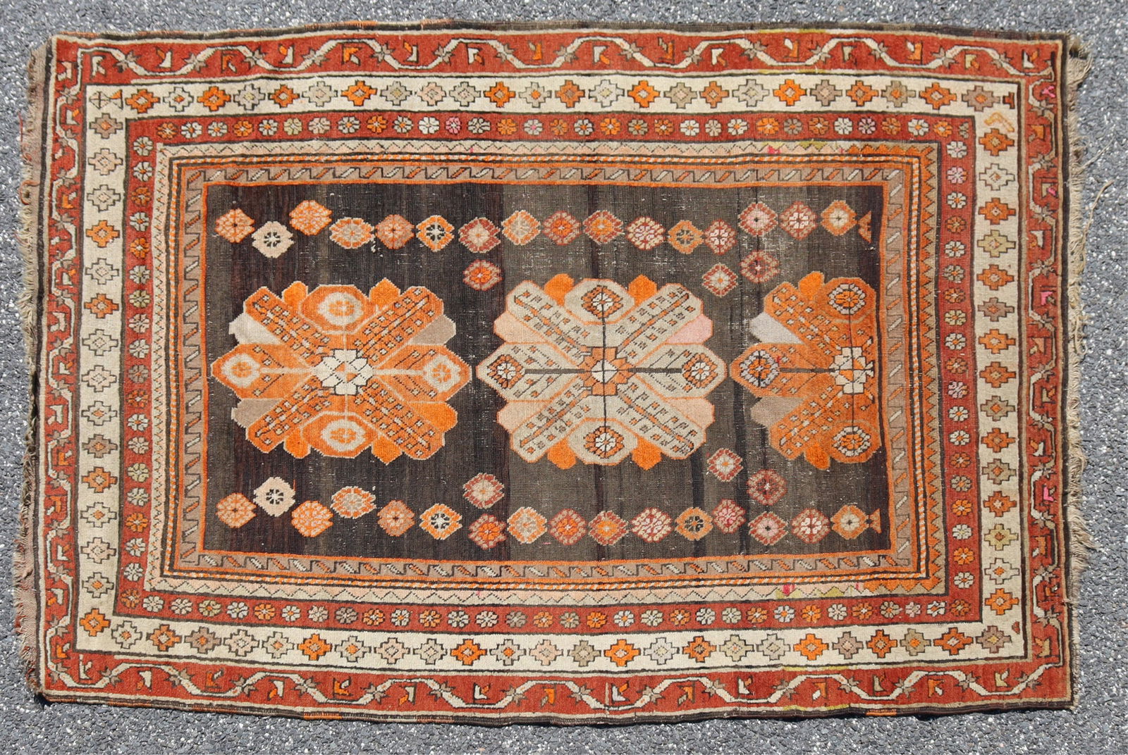 Caucasian Wool Rug 3-9 x 6-2 (1 of 8)