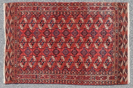 Tekke Turkmen Wool Rug 4-6 x 5-8