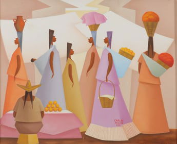 After Carlos Merida - Ladies with Baskets