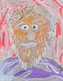 IAM - Portrait of a Bearded Man W/C