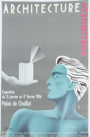 Razzia - Architecture Publiques Poster, Signed