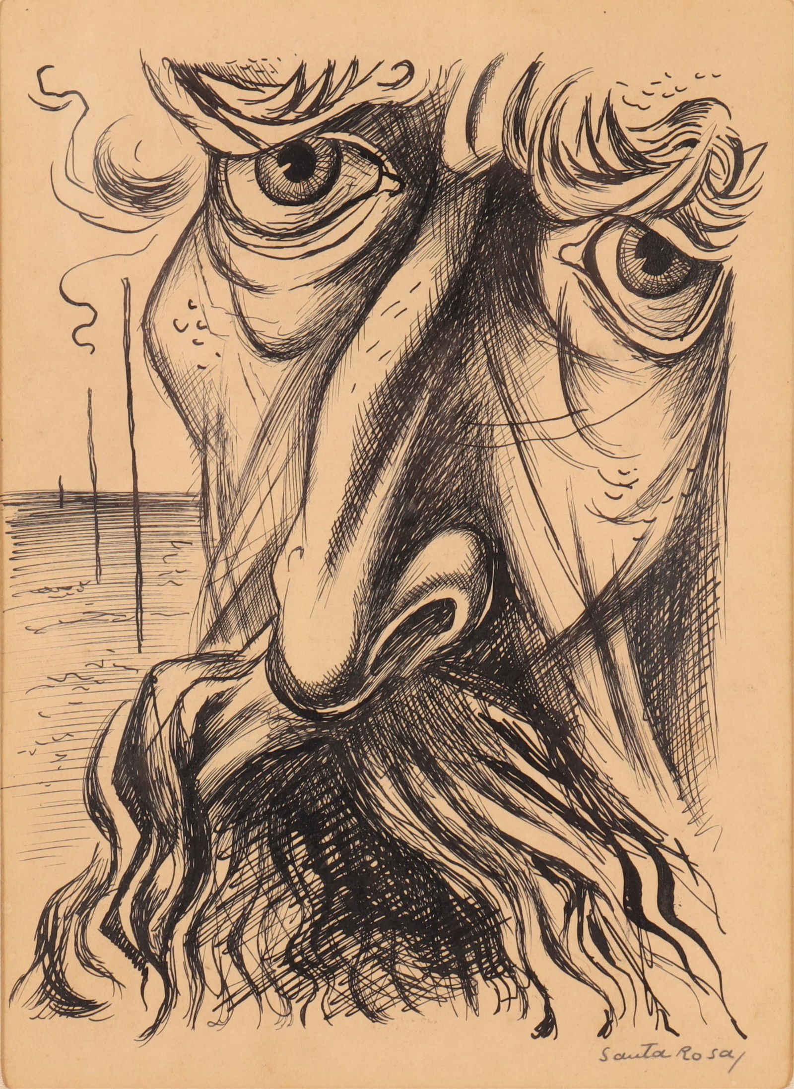 Tomas Santa Rosa - Surrealist Portrait (1 of 5)