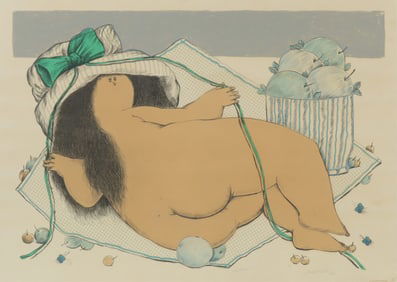 Arcadio Gonzalez Lilia  A/P Lithograph