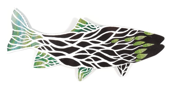 Danielle Mailer - Fish - Paint on Board