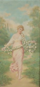 European School - Allegory of Spring O/C