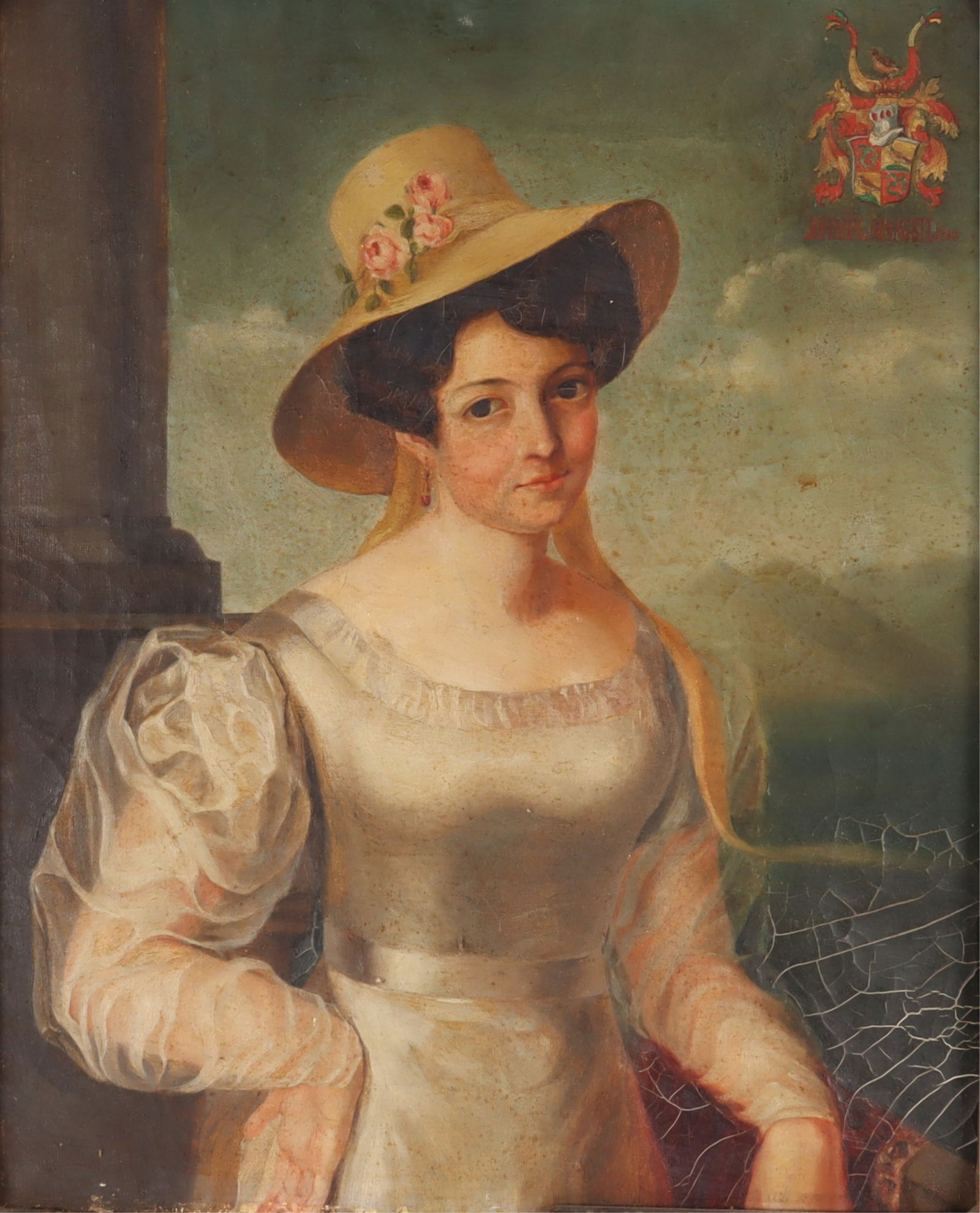 Continental School O/C Port Young Woman w Bonnet (1 of 12)