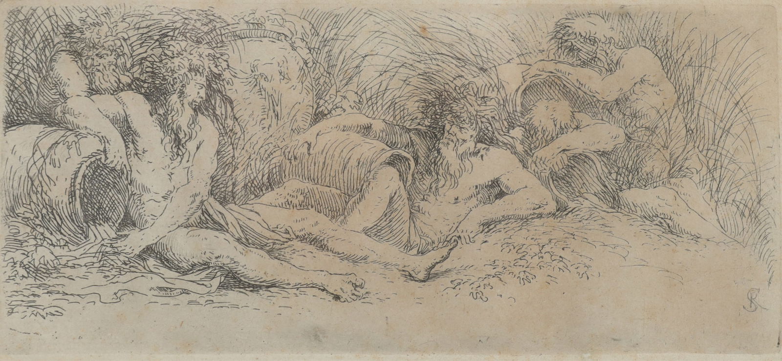 Salvator Rosa - Water Gods, Etching (1 of 8)
