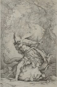 Salvator Rosa - St. George Slaying the Dragon