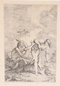 Salvator Rosa - Glaucus and Scylla, Etching