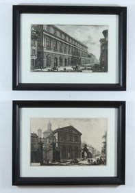 Giovanni Battista Piranesi - 2 Etchings