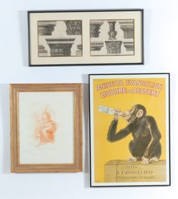 Pair Piranesi Architectural Print & Poster