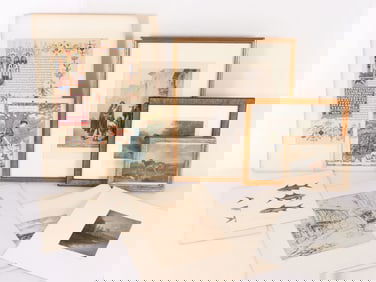 European Engravings - Street Scenes and Animals