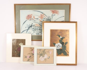 Asian Floral Prints and Serigraphs - Sugiura