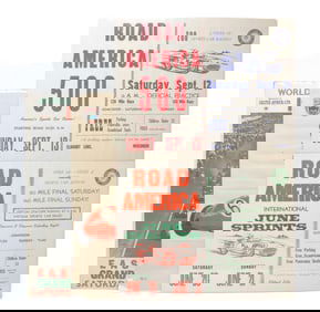 Four 1960's Auto Race Posters - America & London