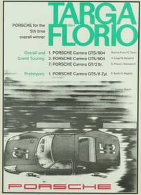1964 Targa Florio Porsche Poster