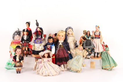 European- Eurasian Vintage Doll Collection