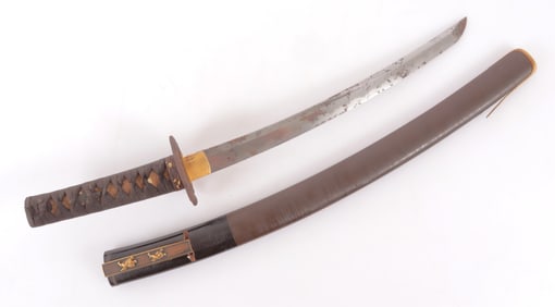 Japanese Meiji Short Sword & Scabbard