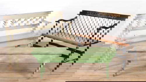 Country Painted Hall Settles & Bench