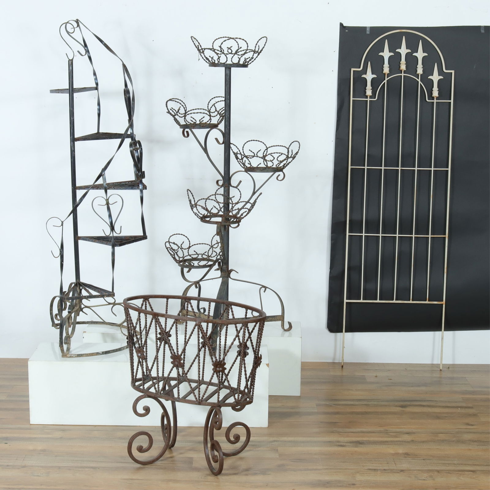 Iron Plant Stands, Jardiniere & Trellis (1 of 9)