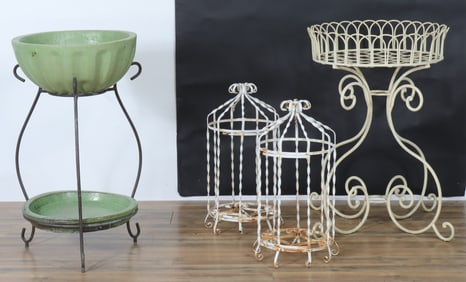 Iron Plant Stands & Lanterns