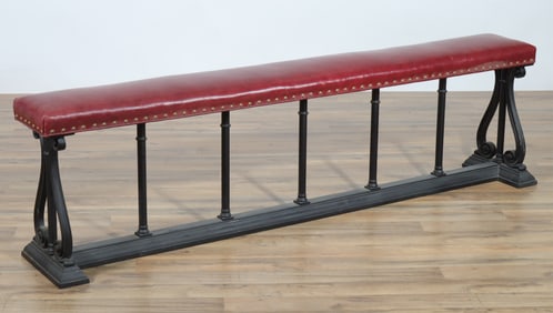 Classical Style Cast Iron Fire Bench