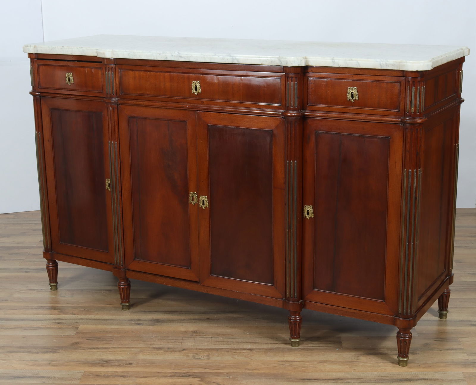 Louis XVI Ormolu Mounted Mahogany Buffet, 19th C. (1 of 10)