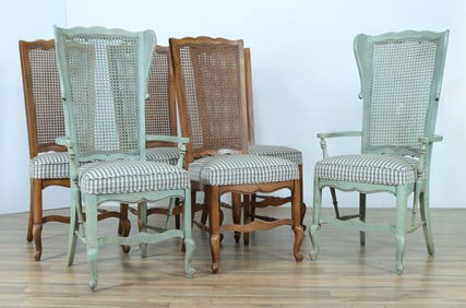French Provincial Style Oak Dining Chairs