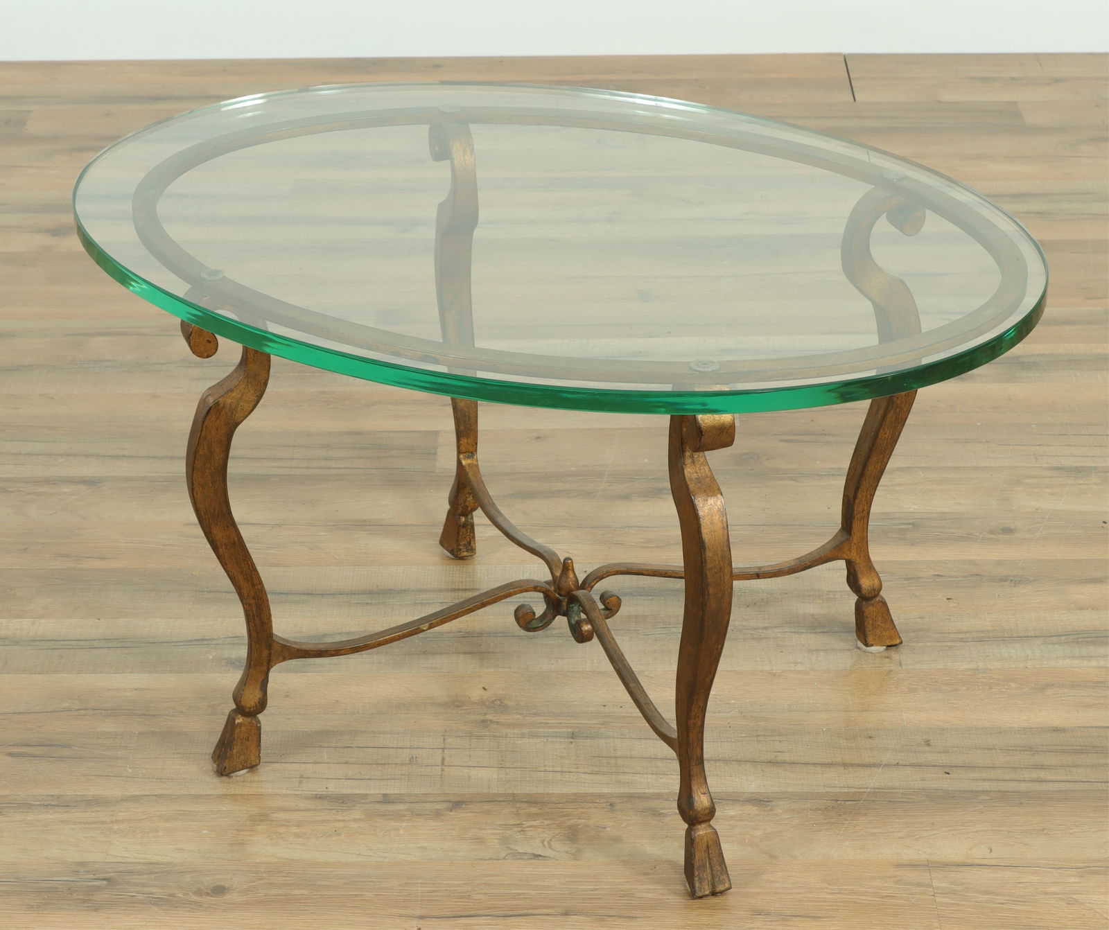 Rococo Style Gold Painted Iron Side Table (1 of 4)