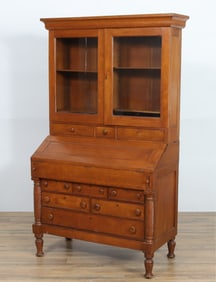Butternut Desk & Bookcase