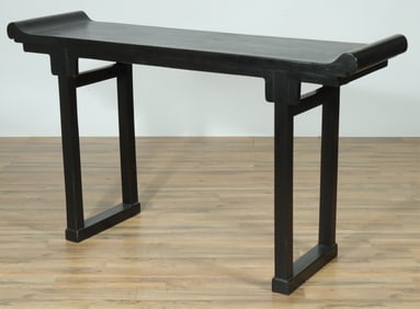 Chinese Style Black Painted Altar Table