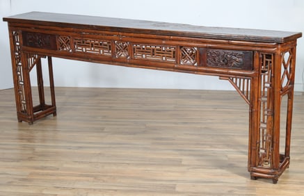 Brighten Pavillion Rattan Console