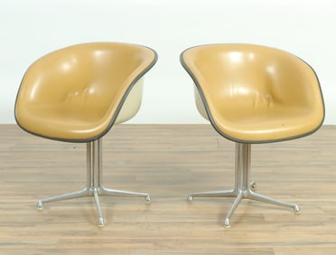 Pair La Fonda Chairs, Eames for Herman Miller