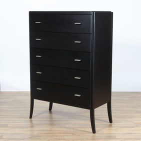 Baronet Black Painted Tall Chest of Drawers