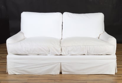 Contemporary Upholstered Love Seat