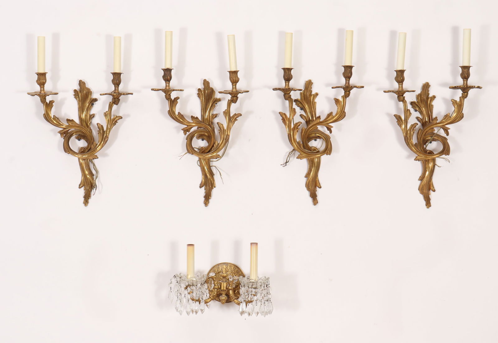 Five Louis XV Style Sconces (1 of 7)