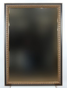 Classical Style Gilt Black Painted Mirror