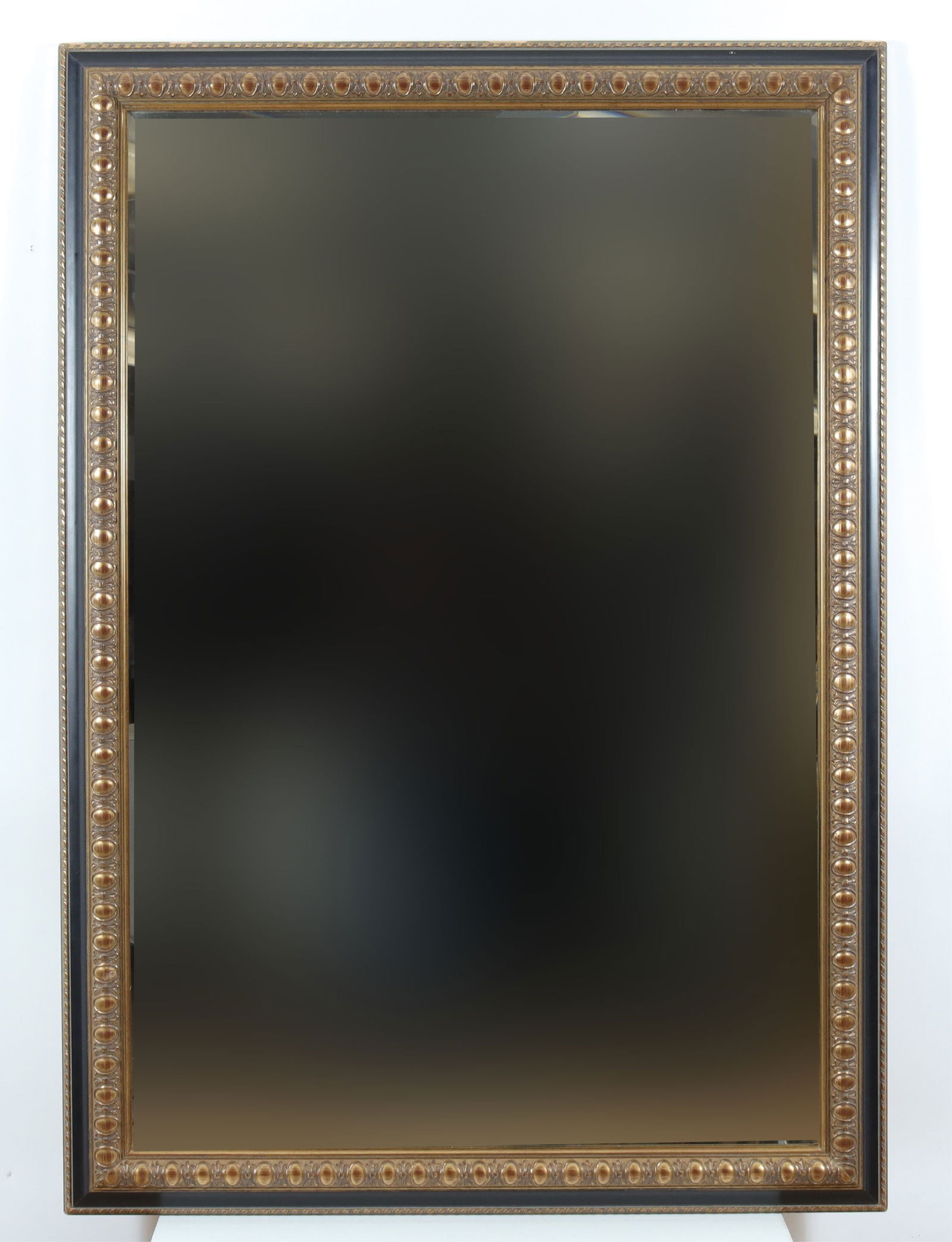 Classical Style Gilt Black Painted Mirror (1 of 4)