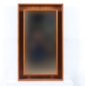 Pedersen & Hansen Floating Teak Mirror