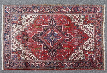 Mehriban Heriz Style Persian Wool Rug 6-9 x 9-9