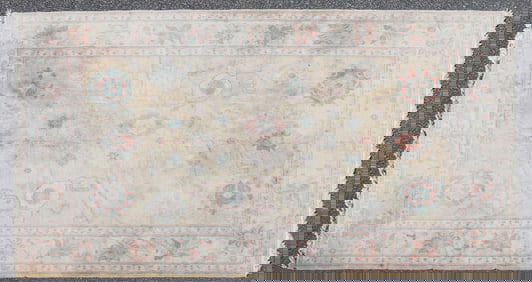 Oushak Style Wool Rug 10-6 x 13-8