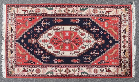 Persian Wool Rug 6-9 x 9-5