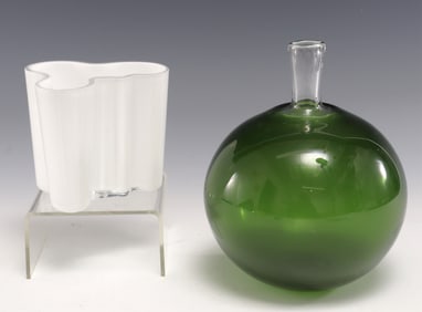 Alvar Aalto Savoy Vase & G. Ander Lindhammer Vase
